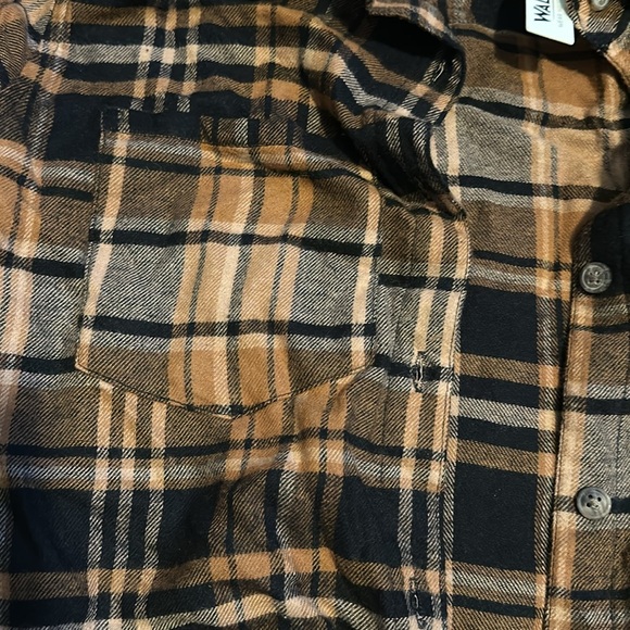 Cropped brown flannel - Picture 5 of 5